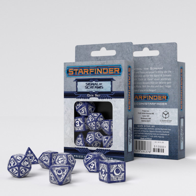 Q Workshop - Starfinder Signal of Screams Dice Set - Good Games