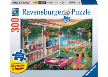 Ravensburger - Summer At The Lake 300 Piece XL Jigsaw - Good Games