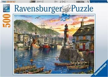 Ravensburger - Sunrise at the Port - 500 Piece Jigsaw - Good Games
