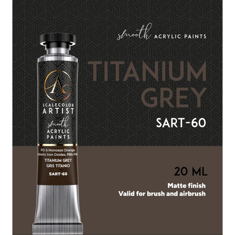 Scale 75 Scalecolor Artist Titanium Grey 20ml - Good Games