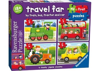 Ravensburger - Travel Far - 4x3 Piece Jigsaw - Good Games