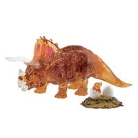 3D Crystal Brown Triceratops - Good Games