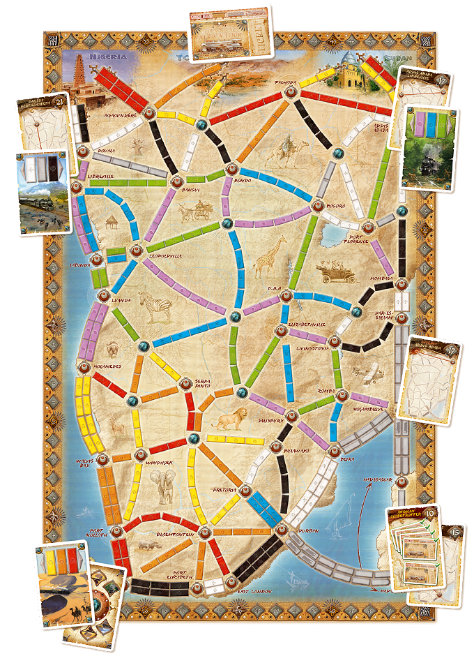 Ticket To Ride - Map Collection: Volume 3 The Heart of Africa - Good Games