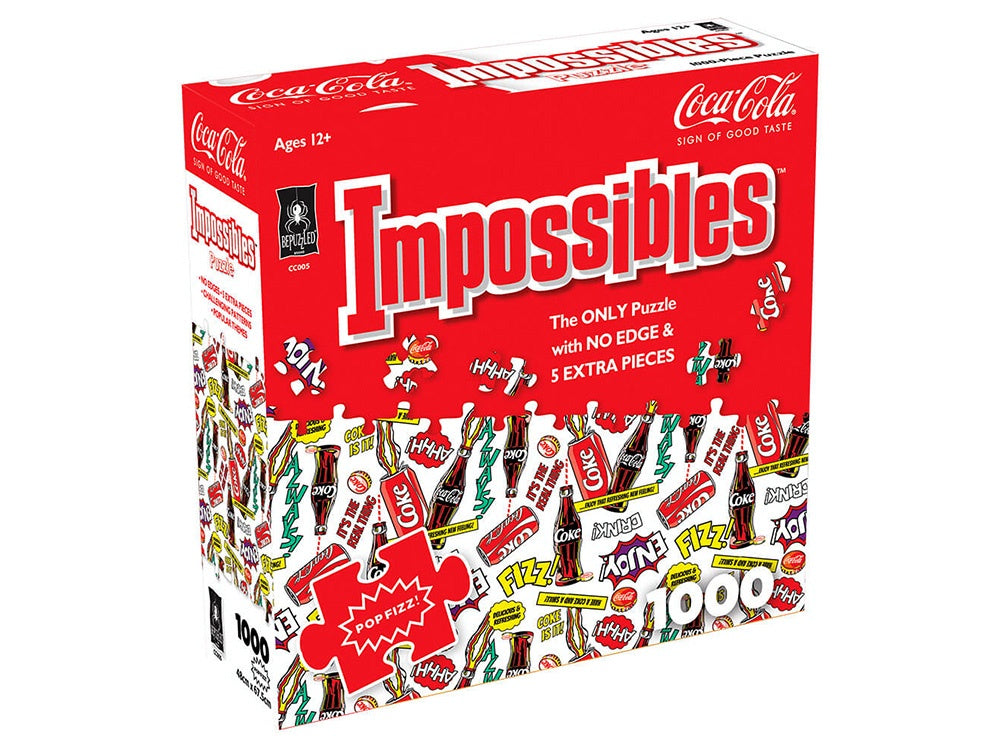 Bepuzzled - Impossibles Coca Cola - Pop Fizz 1000 Piece Jigsaw - Good Games