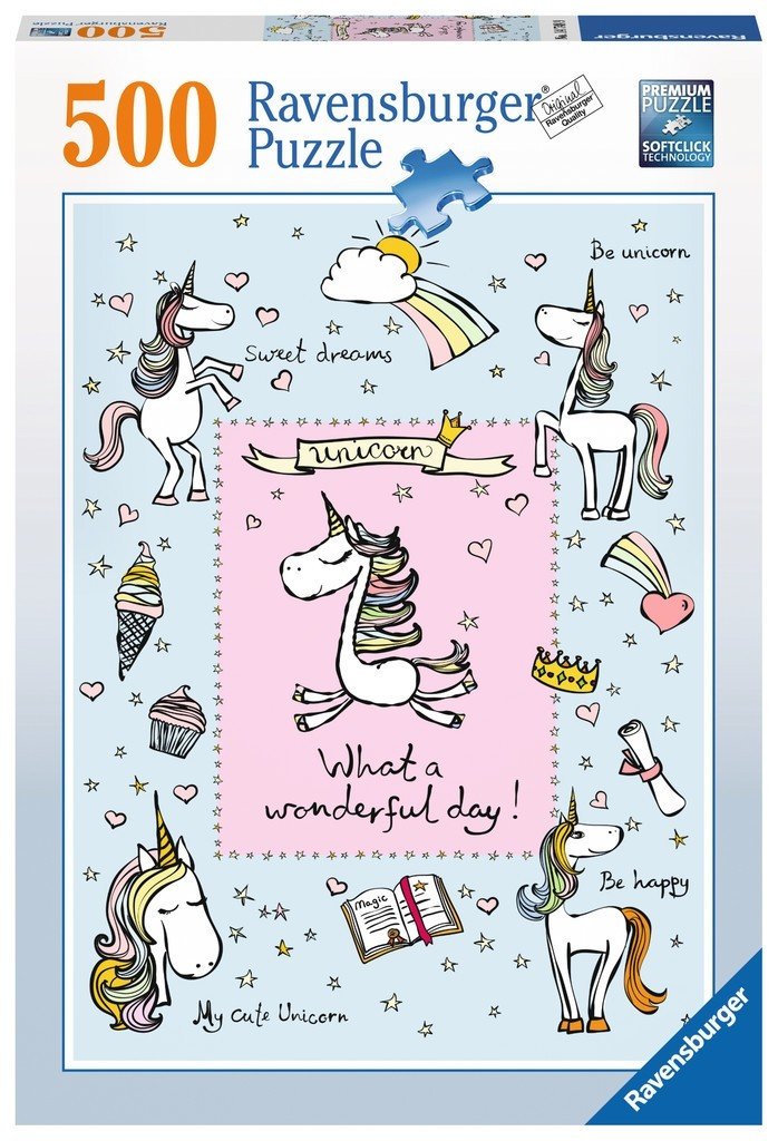 Ravensburger - Unicorn Love Puzzle - 500 Piece Jigsaw - Good Games