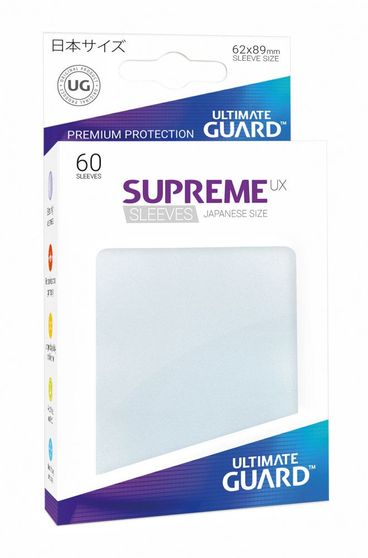 Ultimate Guard - Supreme UX Japanese Size Sleeves Frosted (60) - Good Games
