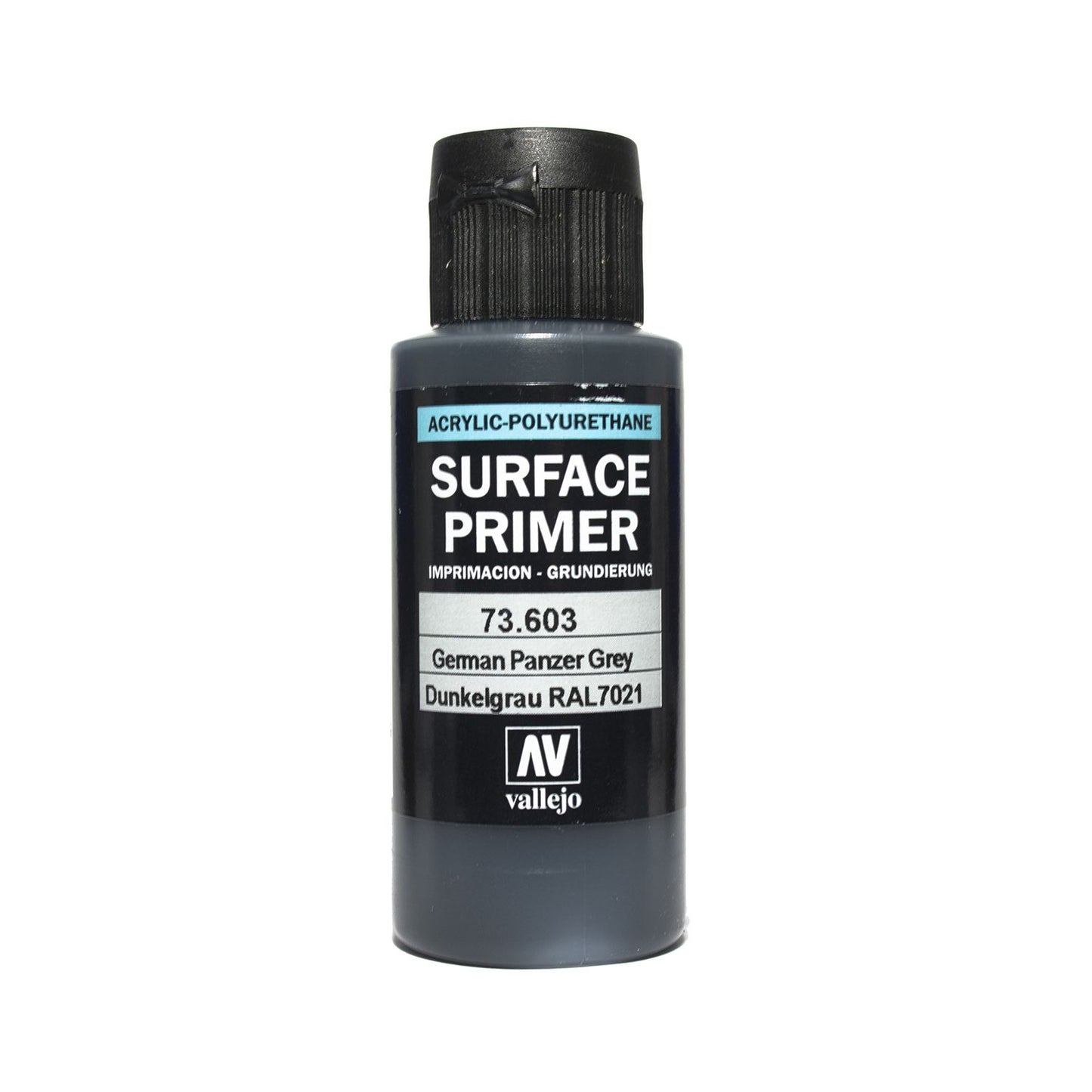Vallejo Surface Primer 60ml Acrylic Paint - Ger Panzer Grey - Good Games