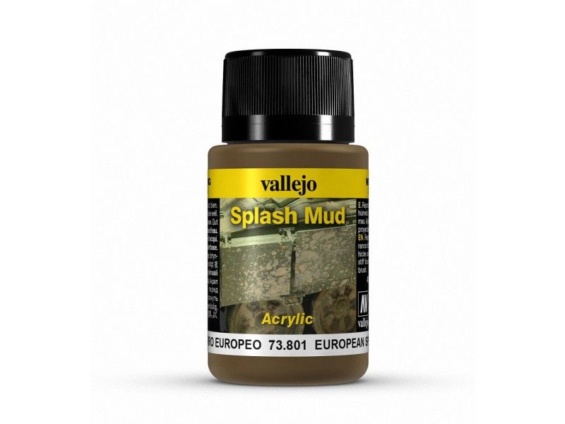 Vallejo Weathering Effects European Splash Mud 40 Ml - Good Games