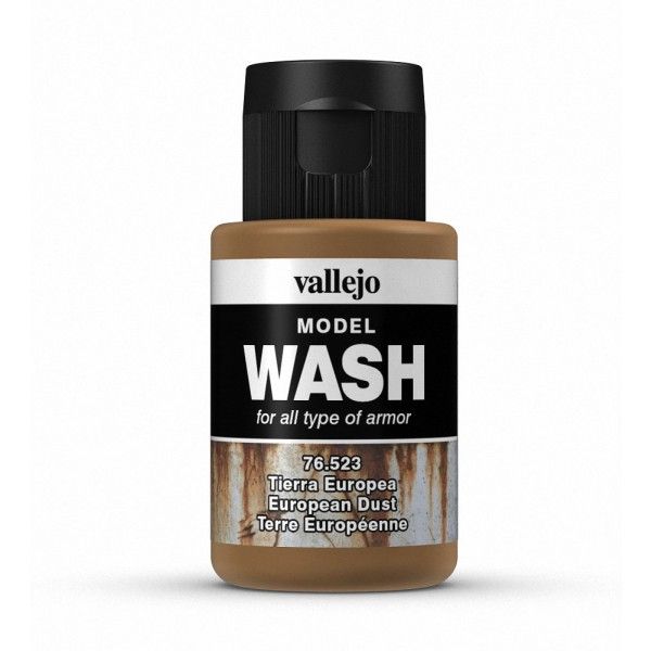 Vallejo Model Wash - European Dust 35ml Acrylic Paint (AV76523) - Good Games