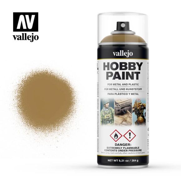Vallejo Spray Paint Desert Yellow (AV28015) - Good Games