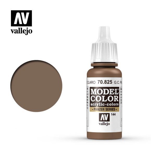 Vallejo Model Colour - German Cam Pale Brown 17ml Acrylic Paint (AV70825) - Good Games