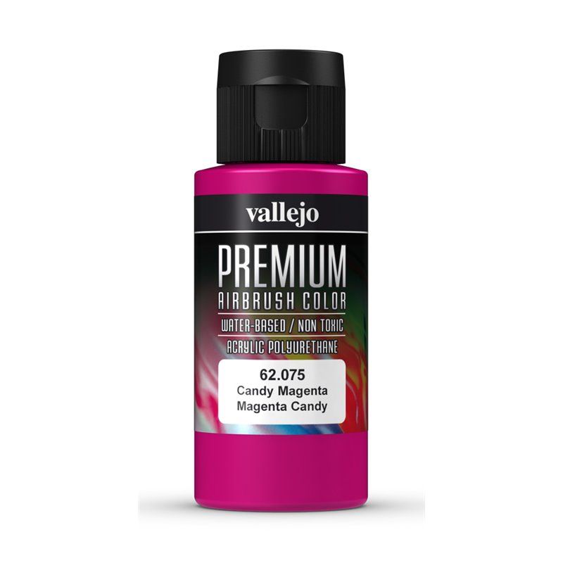 Vallejo Premium Colour - Candy Magenta 60ml Acrylic Paint (AV62075) - Good Games