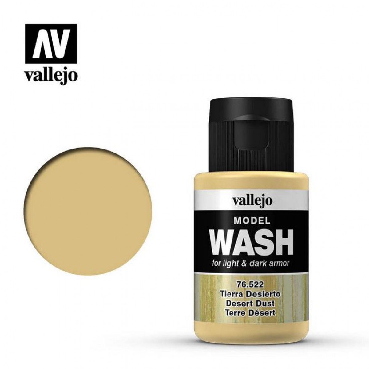 Vallejo Model Wash - Desert Dust 35ml Acrylic Paint (AV76522) - Good Games