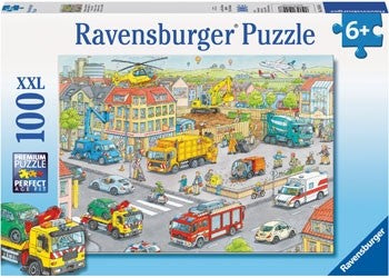 Ravensburger - Vehicles In The City - 100 Piece Jigsaw - Good Games