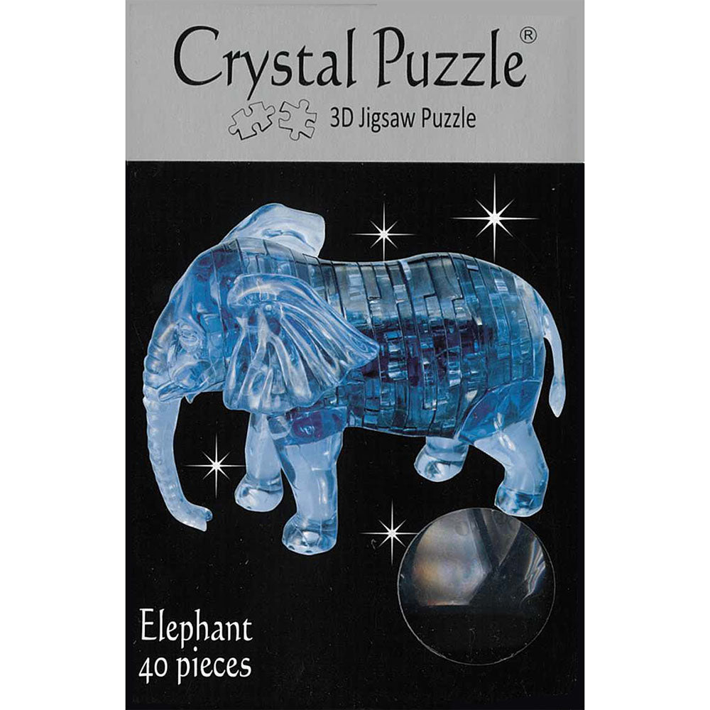 3D Elephant Crystal Puzzle - Good Games