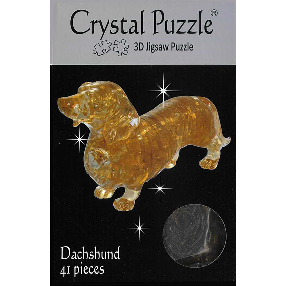 3D Dachshund Crystal Puzzle - Good Games