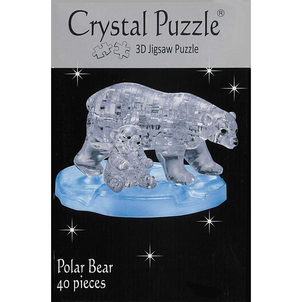 3D Polar Bears Crystal Puzzle - Good Games