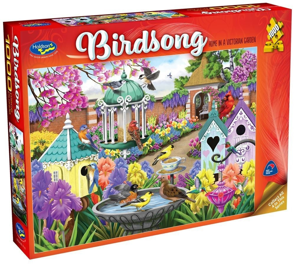 Holdson - Birdsong Victorian Garden 1000 Piece Jigsaw - Good Games