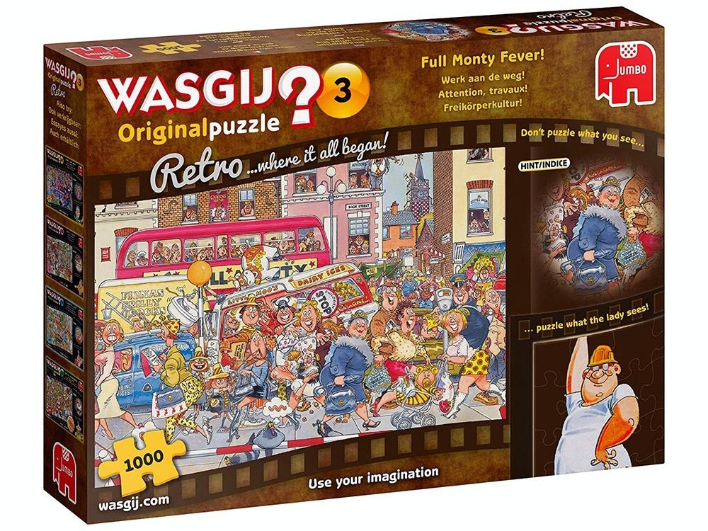 Wasgij? Retro Original 3 - Full Monty Fever - 500 Piece Jigsaw - Good Games
