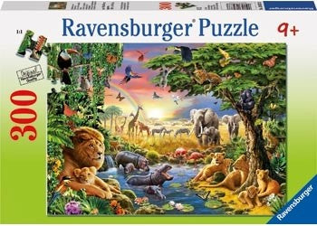 Ravensburger - Evening At Watering Hole - 300 Piece Jigsaw - Good Games