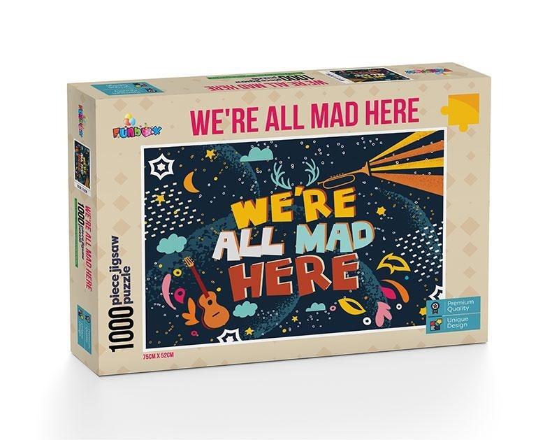 Funbox - Were All Mad Here 1000 Piece Jigsaw - Good Games