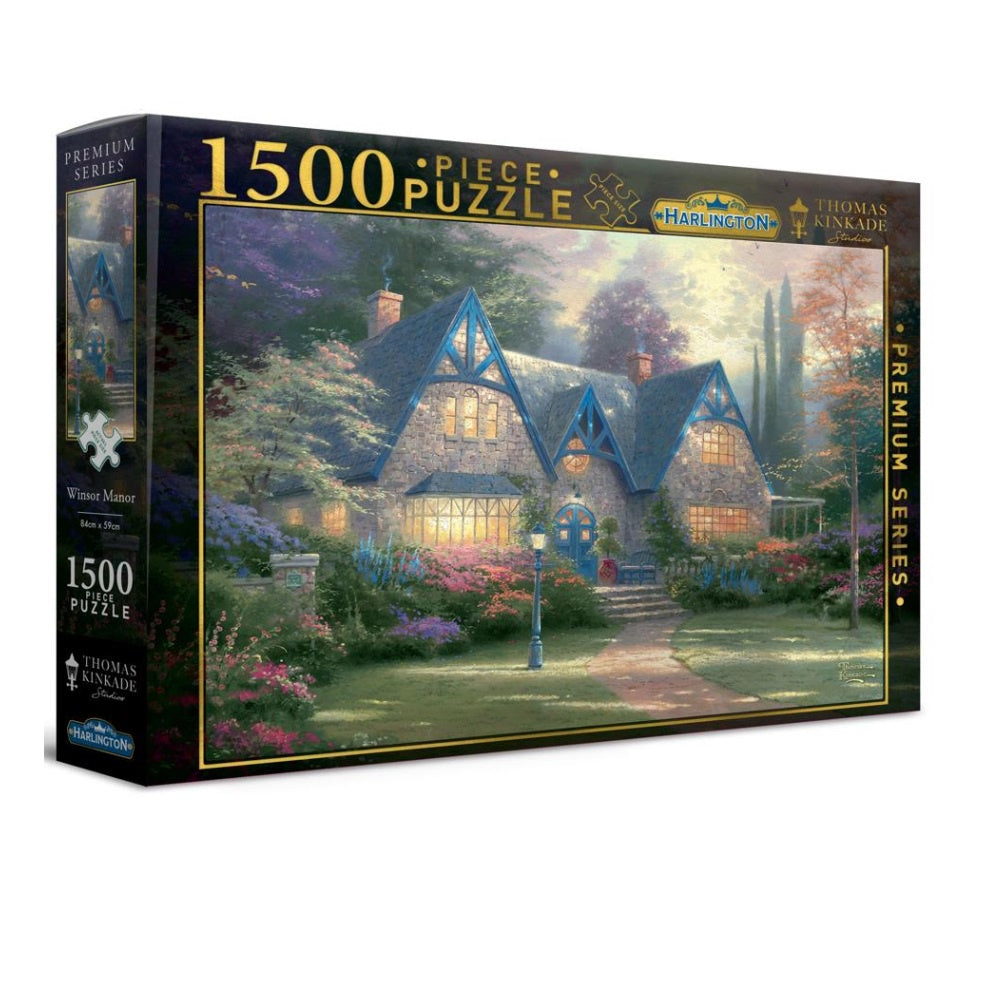 Harlington - Thomas Kinkade Winsor Manor 1500 Piece Jigsaw - Good Games