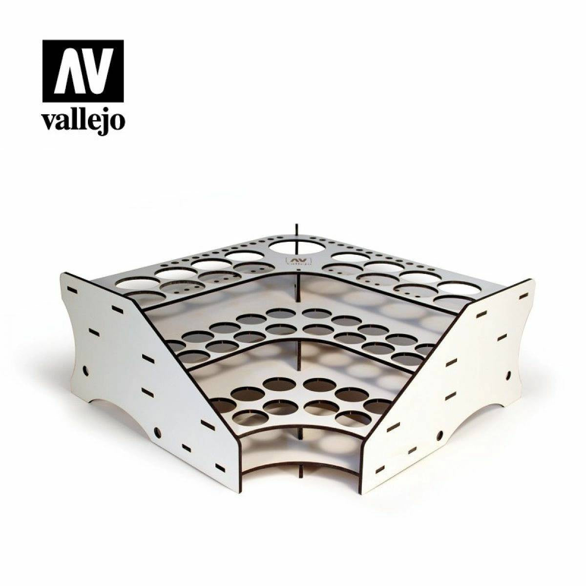Vallejo Accessories - Wood Stand Corner Front (AV26008) - Good Games
