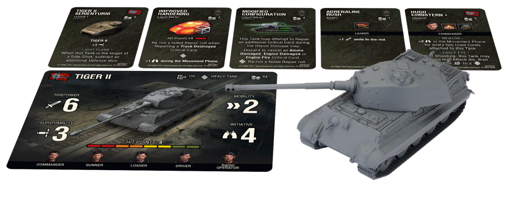 World of Tanks Miniatures Game Wave 7 German Tiger II - Good Games