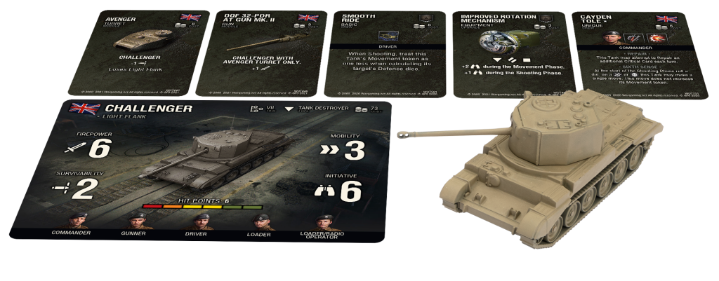 World of Tanks Miniatures Game Wave 7 British Challenger - Good Games