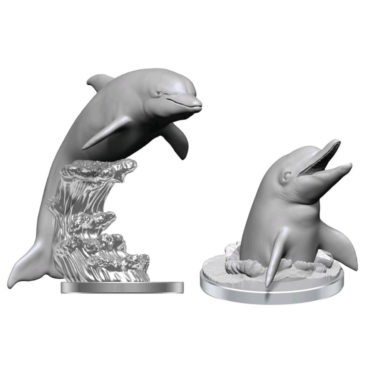 Wizkids Deepcuts Unpainted Miniatures Dolphins - Good Games