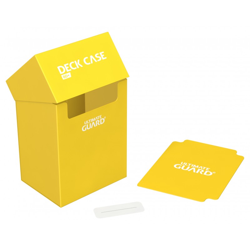 Ultimate Guard - Deck Case 80+ Standard Size Yellow - Good Games
