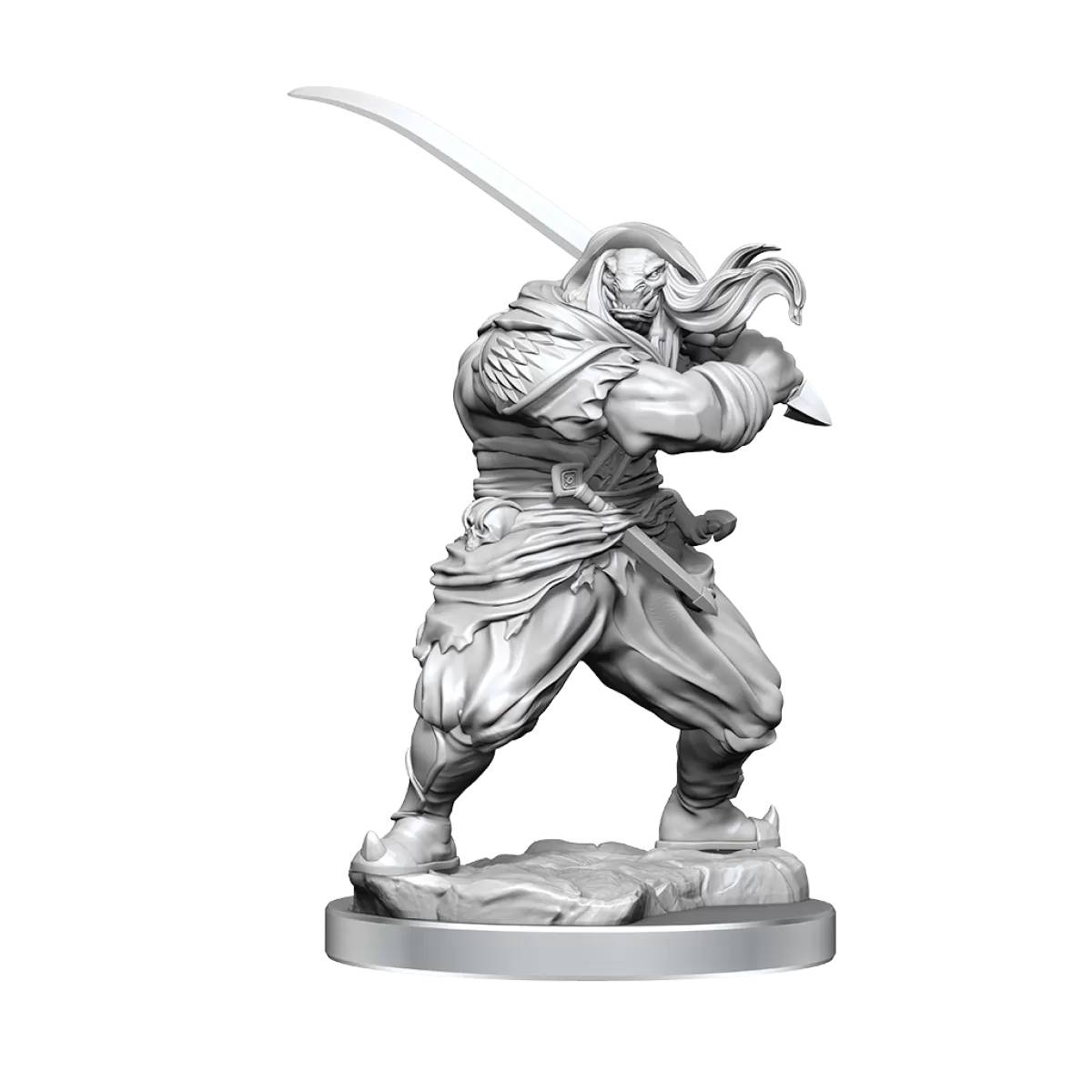 Magic the Gathering Unpainted Miniatures Zurgo Helmsmasher & Unyielding Krumar - Good Games