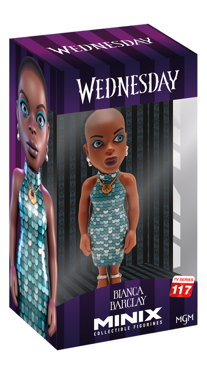 Front view of Minix Bianca Sinclair figure in Nevermore Academy outfit