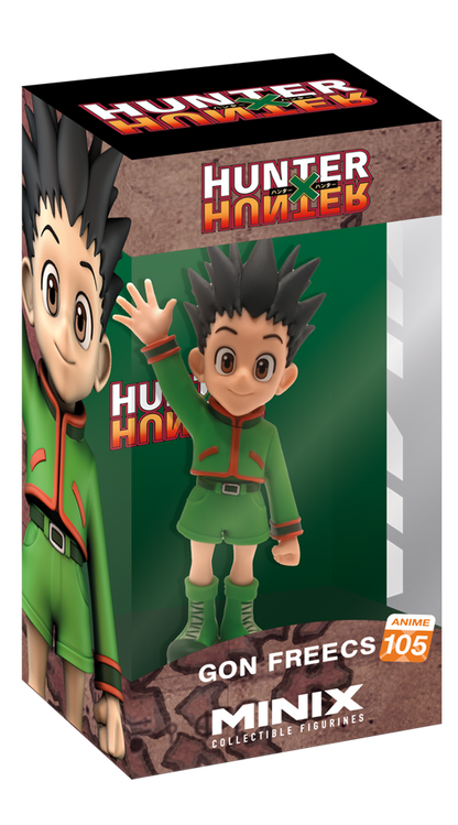 Gon Freecss figure front view in green outfit