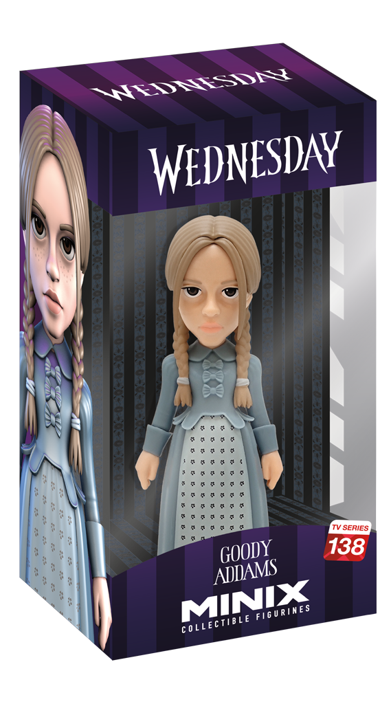 MINIX Wednesday Goody Addams 138 figure in packaging box