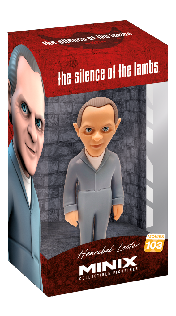 Front view of Minix Hannibal Lecter 103 figure, 12 cm