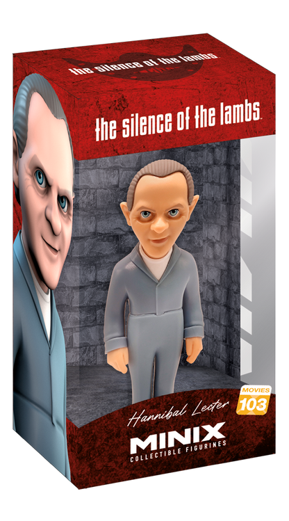 Front view of Minix Hannibal Lecter 103 figure, 12 cm