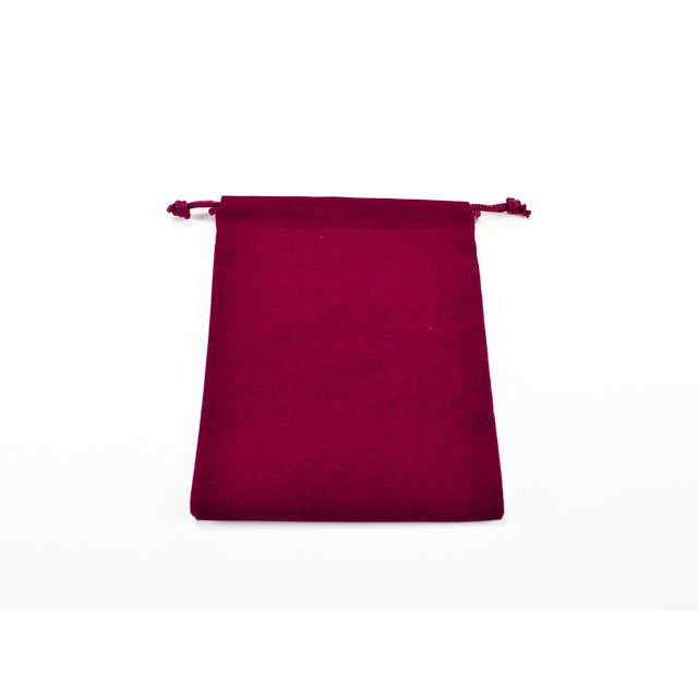 Chessex CHX 02373 Dice Bag Suedecloth (S) Burgundy 4 Inch x 5 1/2