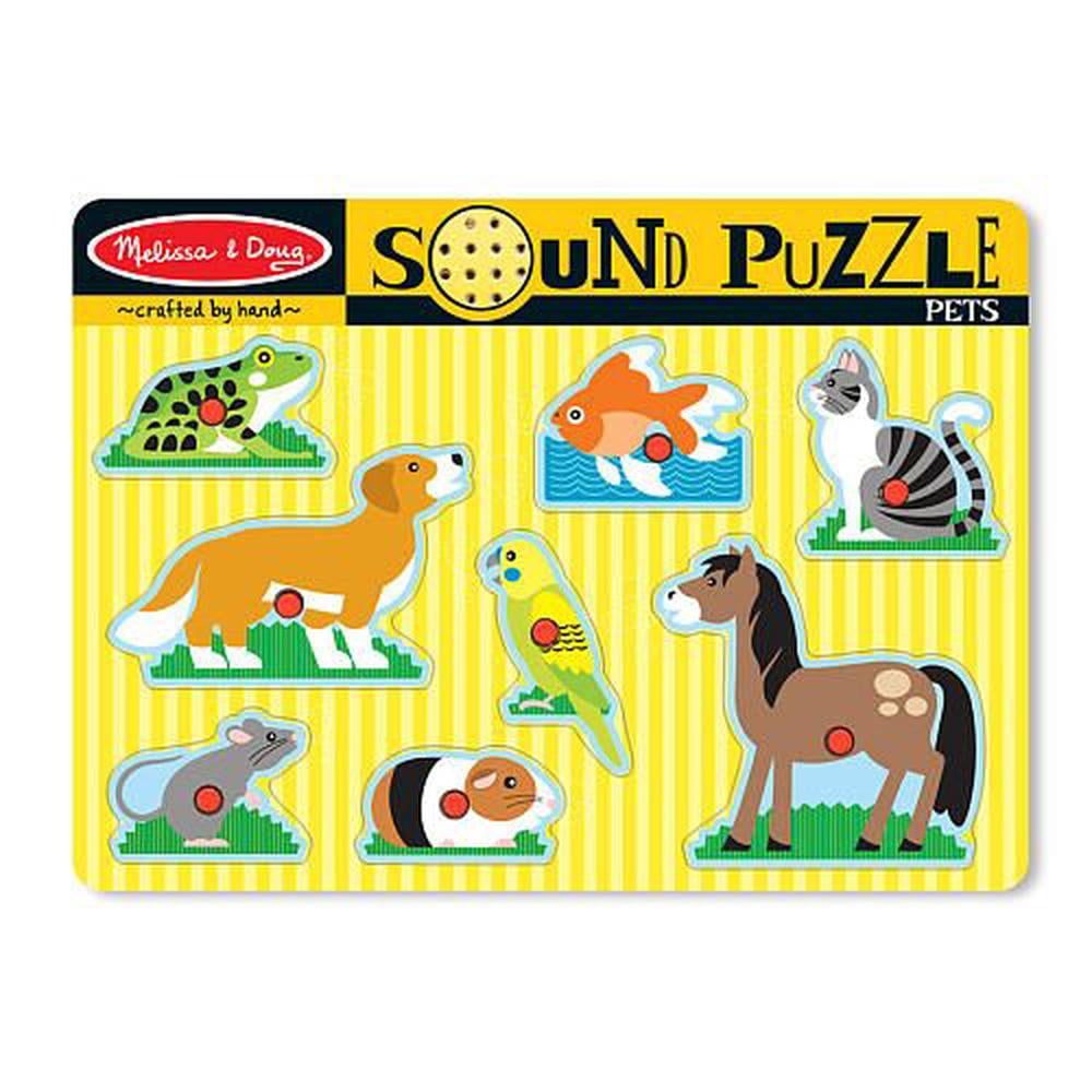 Melissa and Doug - Pets Sound Puzzle - 8pc - Good Games
