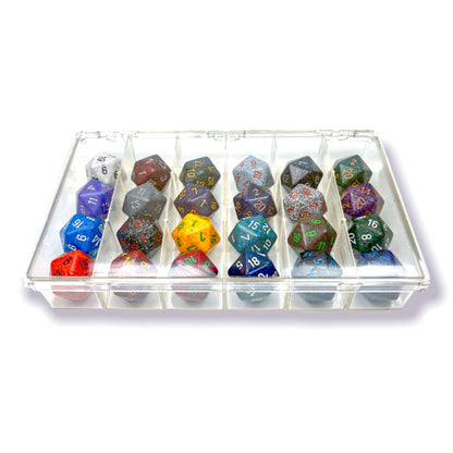 Chessex CHX 29956 Speckled 34mm d20s Loose Dice Sampler (24 dice) - Good Games