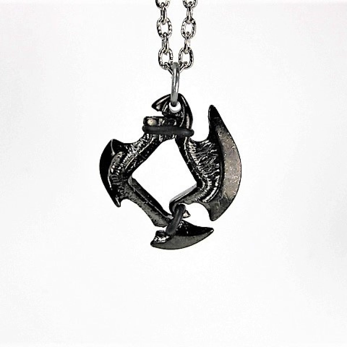 Chessex - Pendant 12mm d6 Axe Blade w/ Gunmetal Grey Finish - CHX53312 - Preorder - Good Games