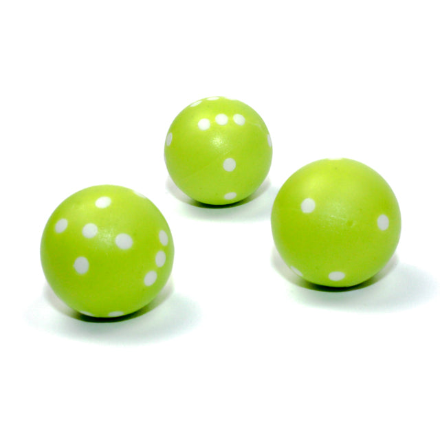 Chessex - CHX KOP01731 Opaque Spherical Neon Green/white d6 22mm - Good Games