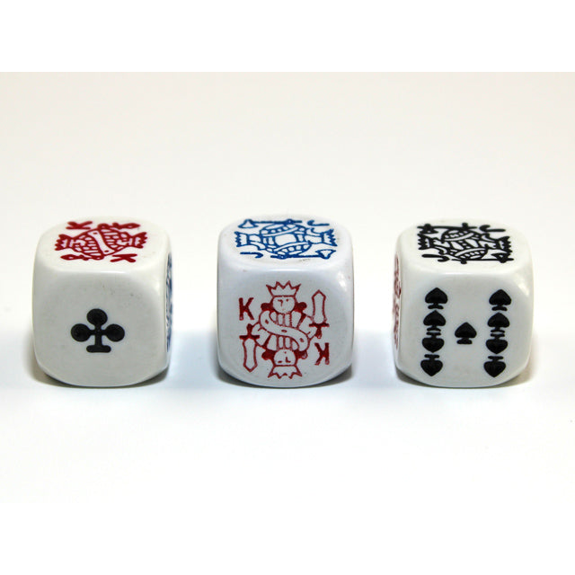 Chessex - CHX KOP03975 16mm Opaque Poker Dice - Good Games