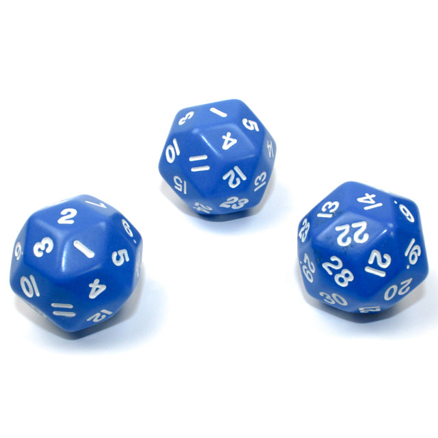 Chessex - CHX KOP06007 33mm d30 Opaque Blue/white - Good Games