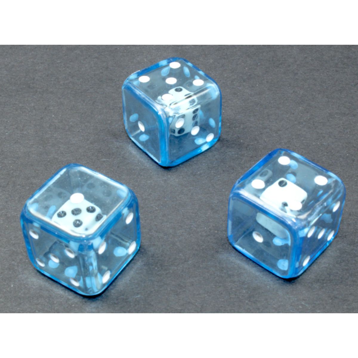 Chessex - CHX KOP10298 19mm Double Dice Blue/white - Good Games