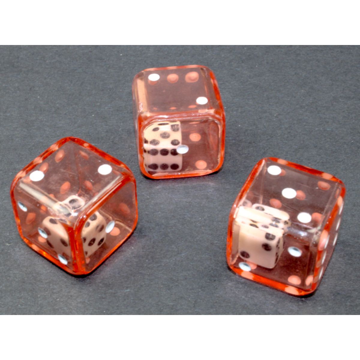 Chessex - CHX KOP10302 19mm Double Dice Red/white - Good Games