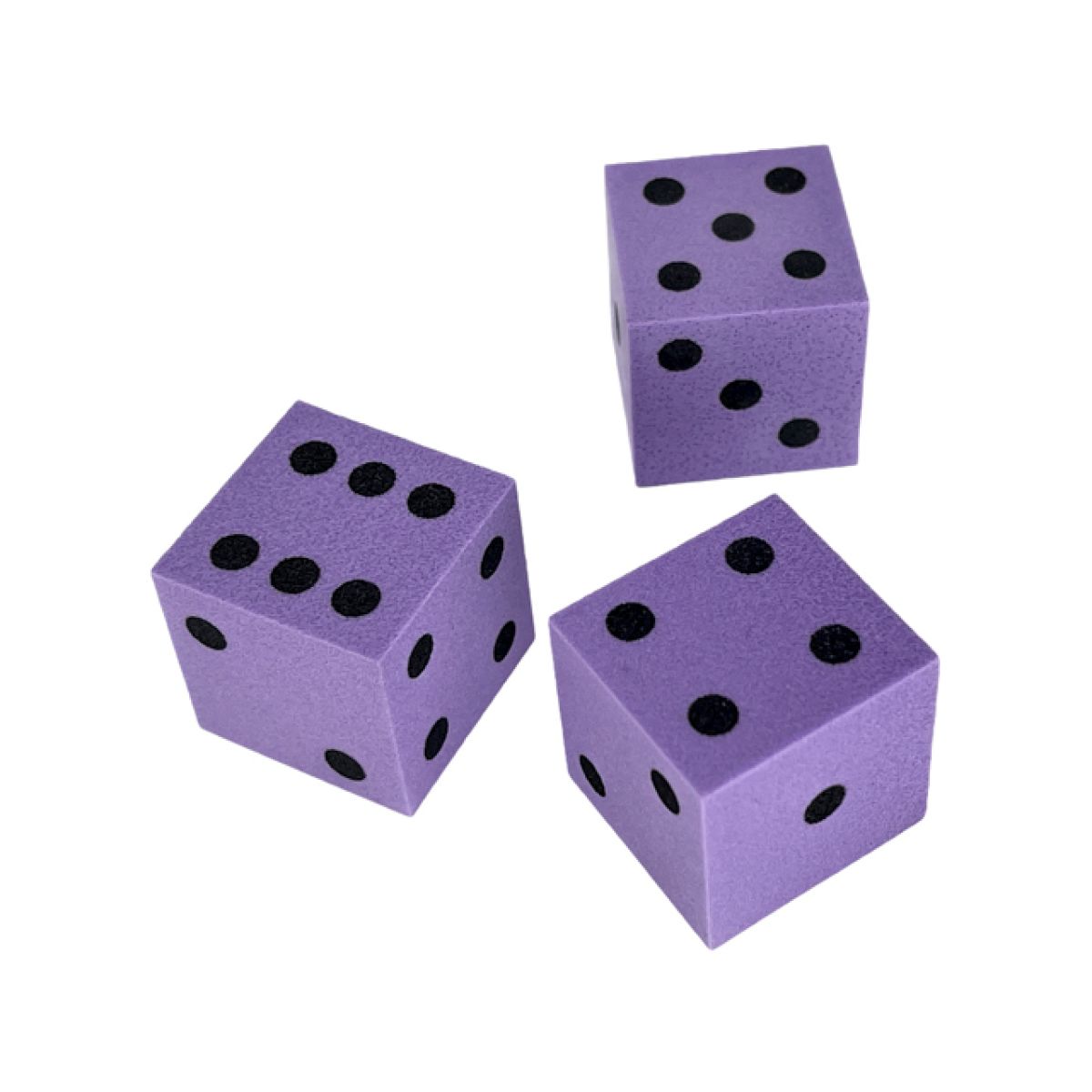 Chessex - CHX KOP10932 25mm Foam Square Cornered w/Pips Purple/black - Good Games