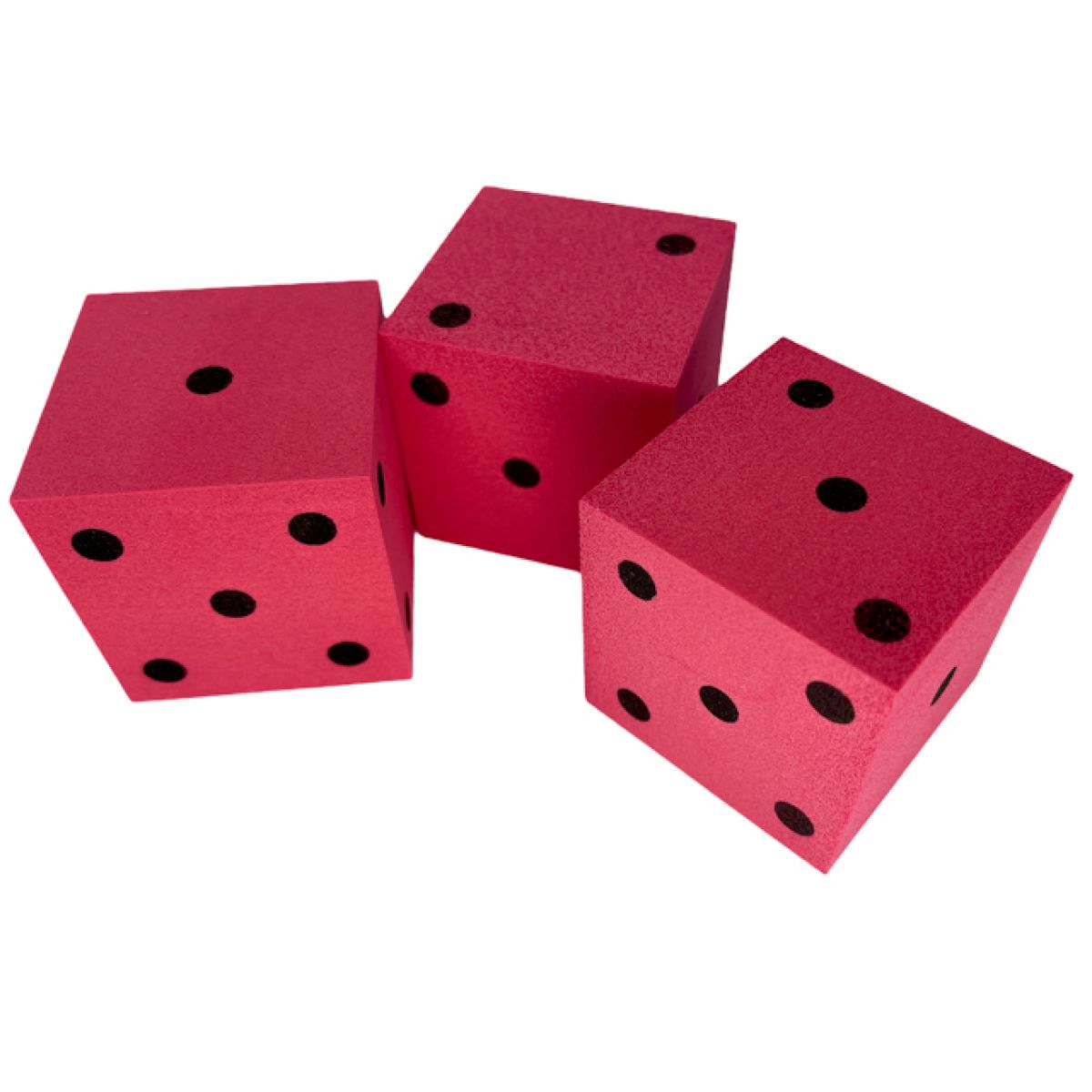 Chessex - CHX KOP10943 50mm Foam Square Cornered w/Pips Die Red/black - Good Games