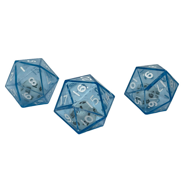 Chessex D20 Double Dice Blue/white (CHX KOP12603) (Preorder) - Good Games