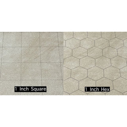 Chessex - Factory Second Reversible Battlemat - 1 Squares And 1 Hexes - Good Games